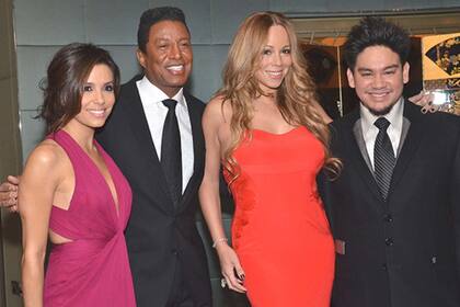 Eva Longoria y Mariah Carey en una de las fiestas del príncipe de Brunei, que regalaba a los invitados paquetes con obsequios por US$26.000