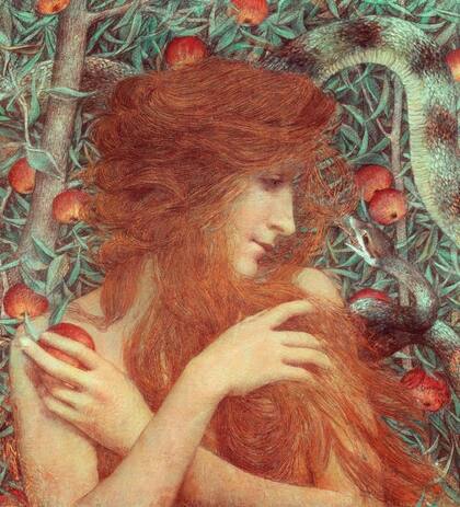"Eva", pintada en 1896 por el artista francés Lucién Levy-Dhurmer