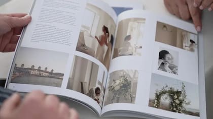 Eva Rendl nos mostró su negocio de fotografías de boda, que podría verse afectado por la disminución del turismo