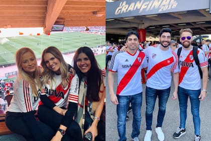 Eva y Facundo comparten su amor por el fútbol y ambos son del Club Atlético River Plate