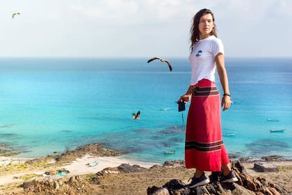 Eva Zu Beck, la influencer polaca de viajes, decidió pasar la cuarentena en la isla de Socotra en Yemen, en plena pandemia de coronavirus