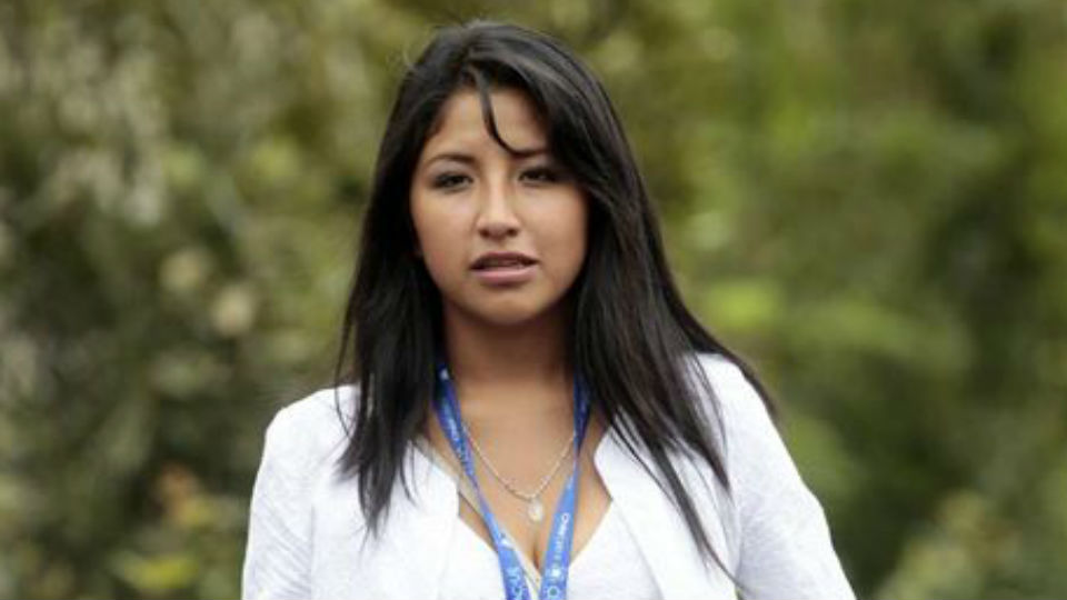 Evaliz Morales tiene 23 años y quiere suceder a su padre en la presidencia de Bolivia