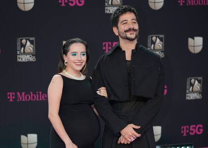 Evaluna Montaner y Camilo cuando transitaban la dulce espera de su pequeña hija Índigo, nacida en abril de este año