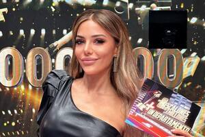 Evangelia Anderson hizo una jugada propuesta en Los 8 escalones y tomó por sorpresa a Sebastián Wainraich (Foto: Instagram @evangelinaanderson)