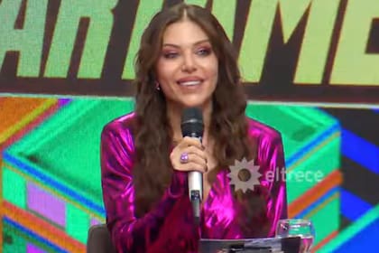 Evangelina Anderson sacó a bailar a todos en Los 8 escalones de los 3 millones (Foto: Captura de TV / eltrece)