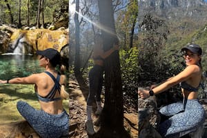 Evangelina Anderson se animó a la aventura y vivió una experiencia en la montaña (Foto: Instagram @evangelinaanderson)