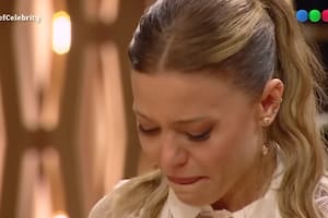 Evangelina Anderson se quebró en llanto en MasterChef Celebrity y emocionó a todos con su plato (Foto: Captura de TV / Telefe)