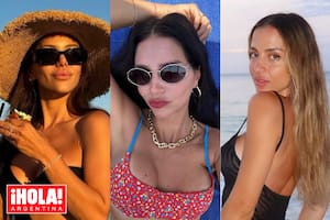 Evangelina Anderson, Zaira Nara y Caro Calvagni deslumbran en las redes sociales durante sus vacaciones en la playa.
