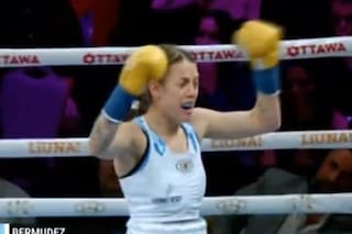 Evelin Bermúdez ganó en el primer round por KOT y se afirmó entre las mejores argentinas de la historia