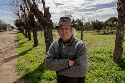 Evelio Ferraro, un jubilado de 80 años que ha vivido toda su vida en el pueblo