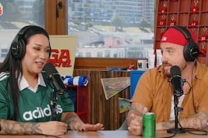 Fede Bal y Evelyn Botto estuvieron en Olga, contaron intimidades de su relación y sellaron la nota con un beso