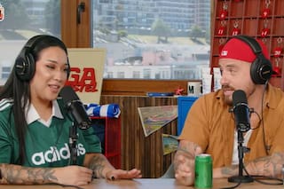 Fede Bal y Evelyn Botto estuvieron en Olga, contaron intimidades de su relación y sellaron la nota con un beso