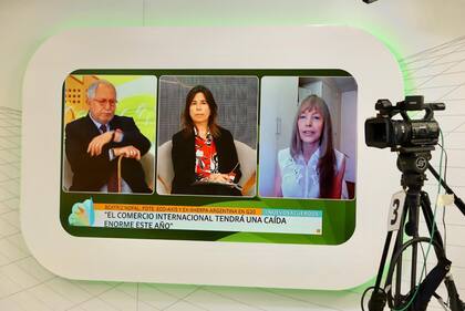 Beatriz Nofal (derecha), presidenta de Eco-Axis, explicó que "el comercio internacional tendrá una caída enorme"