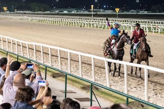 Evitó el Carlos Pellegrini para correr por más plata en Uruguay y ganó, pero se lesionó y su futuro es incierto