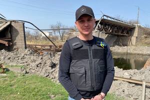 Evgennij Velichko, alcalde de Vozenesensk, una pequeña ciudad al norte de Mykolaiv