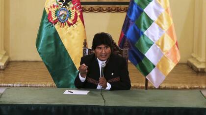 Evo Morales, en conferencia de prensa