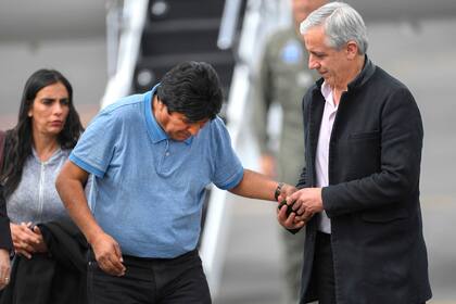 Evo Morales junto al exvicepresidente de Bolivia