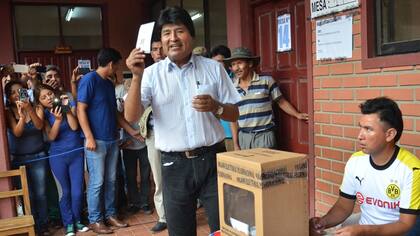 Evo Morales, presidente de Bolivia