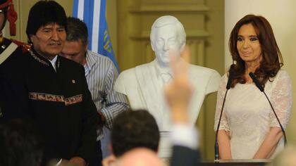 Evo Morales y Cristina Kirchner
