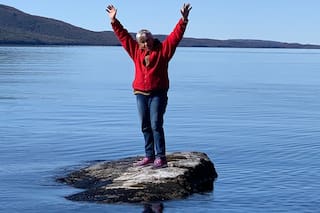 Pionera de una zona remota de la Patagonia, inspira a gente de su edad a seguir viajando