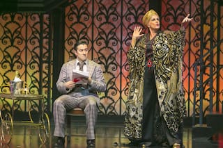 Valeria Lynch, en el gran estreno de Sunset Boulevard en el Maipo