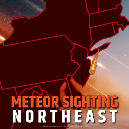 Existe una "temporada de bolas de fuego" entre febrero y abril, por lo que es usual ver estos fenomenos