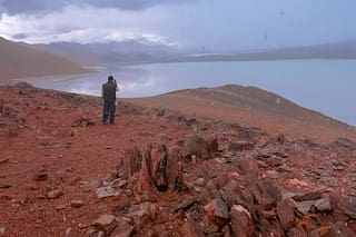 Fumarolas, lagunas cristalinas, flamencos y resabios de un planeta primitivo