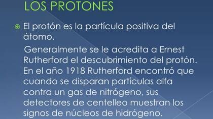 Explicación del protón