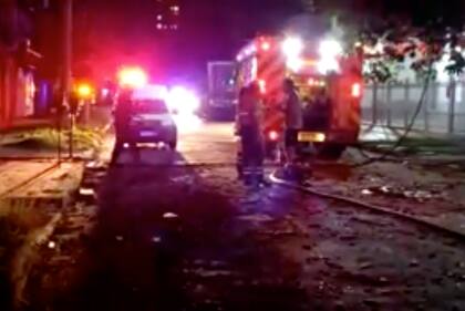 Explosión e incendio en una vivienda en la ciudad de Santa Fe
