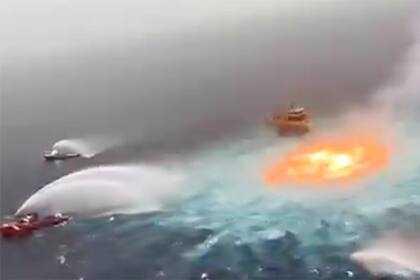 Explosión en el Golfo de México