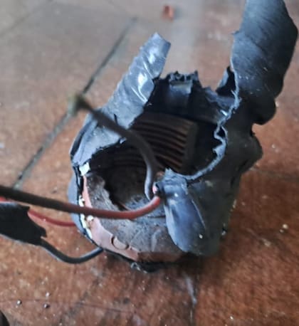 Explosión en la en la escuela Superior de gendarmería