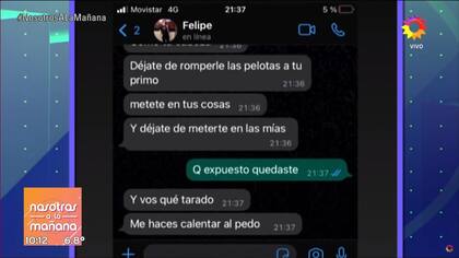 Explosivos chats entre la familia Fort (Foto: Captura de video)