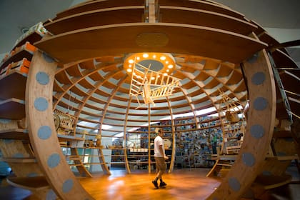 Exposición en el interior del Museo de las Ciencias.