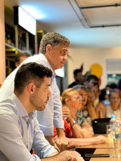 Ezequiel Daglio, con Jorge Macri