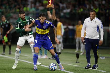 Ezequiel Fernandez ante Palmeiras por la Copa Libertadores 2023