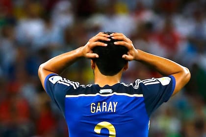 Ezequiel Garay, uno de los puntos más altos de la final