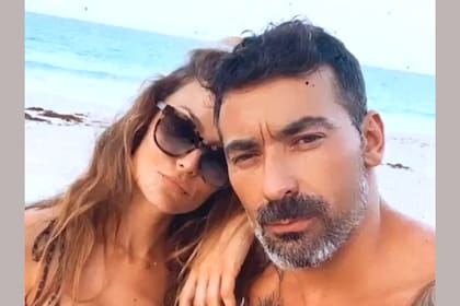 La pareja compartió la cuarentena en las paradisíacas playas de Saint Barth