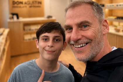 Ezequiel y su hijo Agustín (Gentileza)