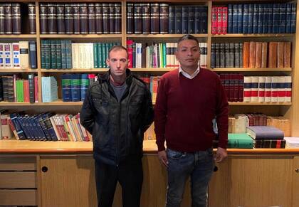 Fabián Amendolara y Luis Chocobar, el policía condenado por matar a un delincuente