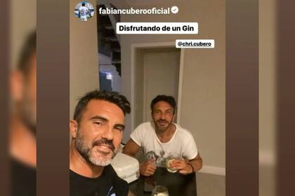 Fabián Cubero mostró en sus redes sociales a su hermano (Foto Instagram @chri.cubero)