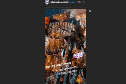 Fabián Cubero recibió a sus hijas con un generoso asado que preparó con Mica Viciconte. ¿Una provocación dirigida a su ex?