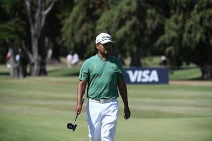 Fabián Gómez, el chaqueño que es un clásico del Abierto; es uno de los cinco argentinos que pasó el corte entre los 11 participantes