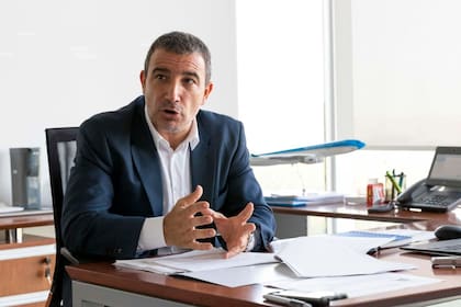 Fabián Lombardo, presidente de la empresa estatal