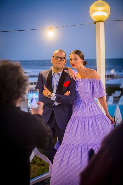 Fabián Medina Flores y Valentina Salezzi.