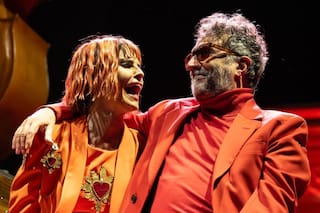 Fito Páez sorprendió a Fabiana Cantilo en su show en el Gran Rex y le dedicó un emotivo mensaje