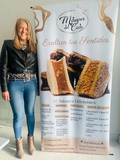 Fabiana, creadora de "Milagros del Cielo" y campeona mundial del alfajor con su sabor mousse al licor