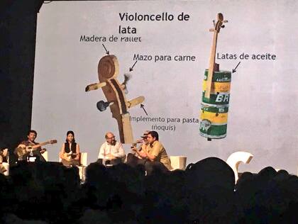 Fabio Chávez contó la experiencia de la orquesta de instrumentos reciclados (hechos con residuos obtenidos en basurales) de Cateura, en Asunción