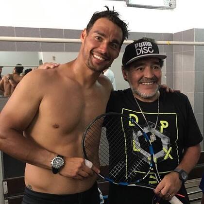 Fabio Fognini siempre fue un admirador de Diego Maradona, a quien pudo conocer