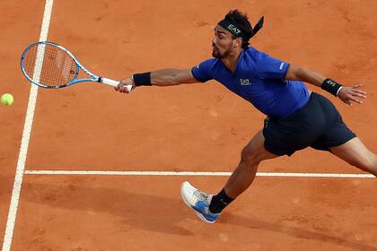 Fognini en acción en Montecarlo