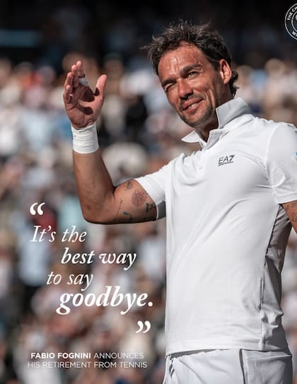 Fabio jugó su último partido en Wimbledon de este año (Foto: @wimbledon)